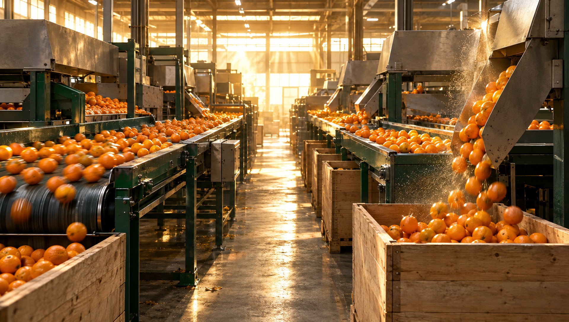 The packinghouse at full run